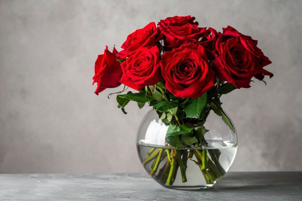 Aspirinas gėlėms vazoje